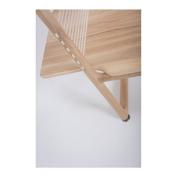 Raamaturiiul on valmistatud täispuidust tammepuust , kõrgus 216 cm Muse - Gazzda-image-3