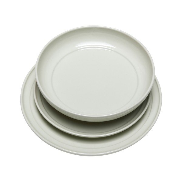 Kreemvalge keraamiline taldrik ø 23 cm Amare - Hübsch-image-4