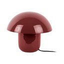 Burgundiapunane metallist laualamp (kõrgus 25 cm) Fat Mushroom - Leitmotiv
