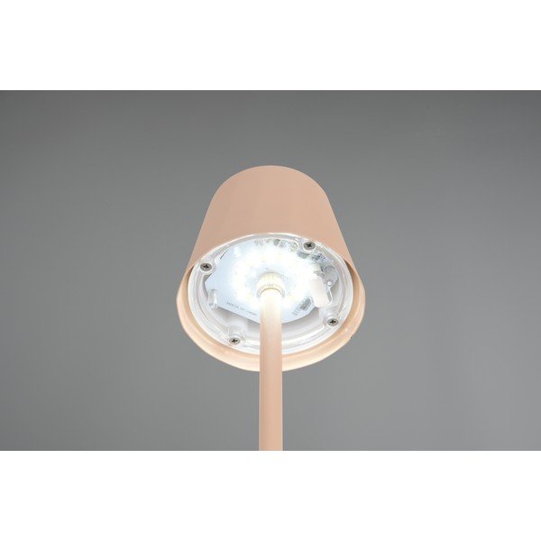 Kreem LED laualamp metallvarjuga (kõrgus 21 cm) Diaz - Reality-image-2