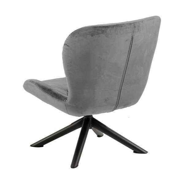 Hall sametist tugitool Batilda - Actona-image-1