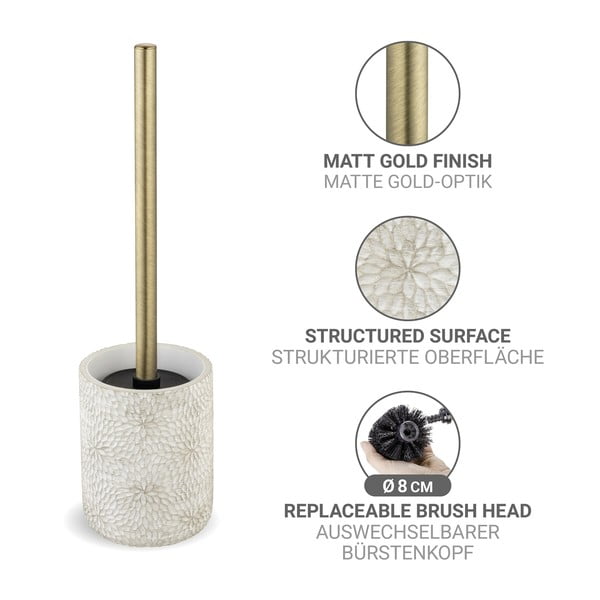 Valge polüresiinist WC-hari Montalfano - Wenko-image-2