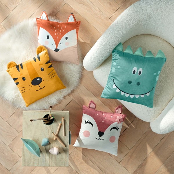 Sametist lastepadi 40x40 cm Dina - douceur d'intérieur-image-4