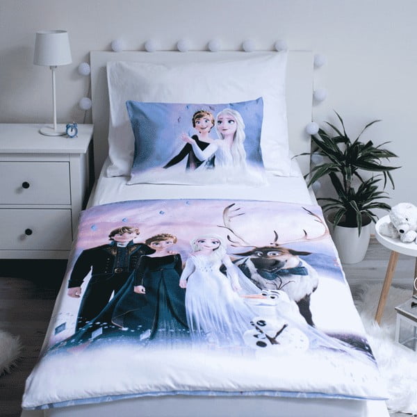 Puuvillane laste voodipesu 100x135 cm Frozen 2 - Jerry Fabrics-image-1