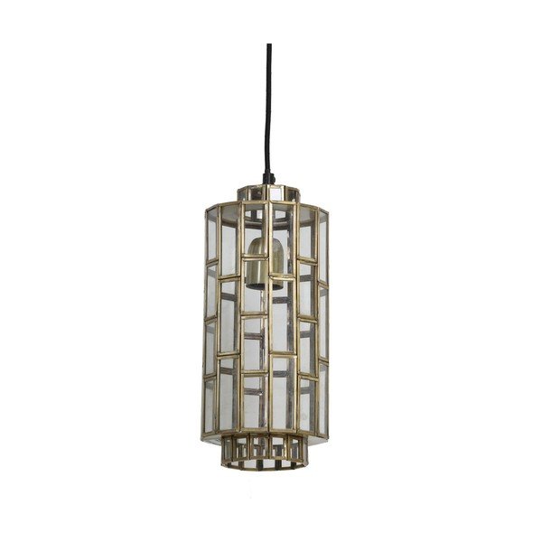 Pronksist ripplamp klaasist varjuga Søstrene - Light & Living