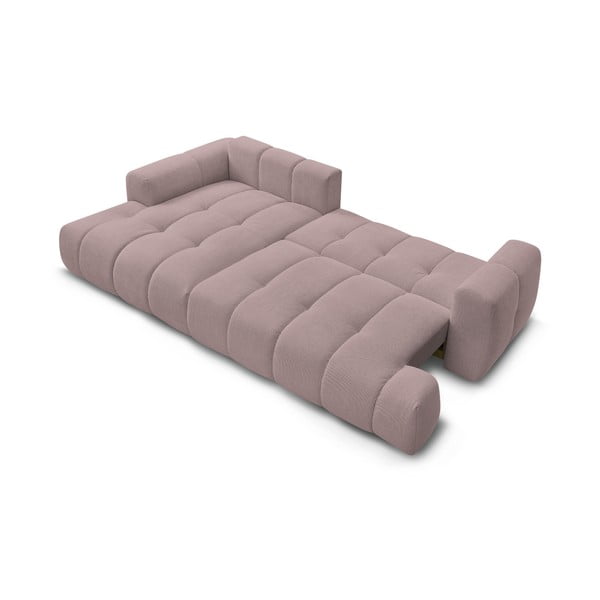 Roosa diivanvoodi/panipaigaga nurgadiivan (vasak nurk/diivanvoodiga) Fuji - Bobochic Paris-image-4