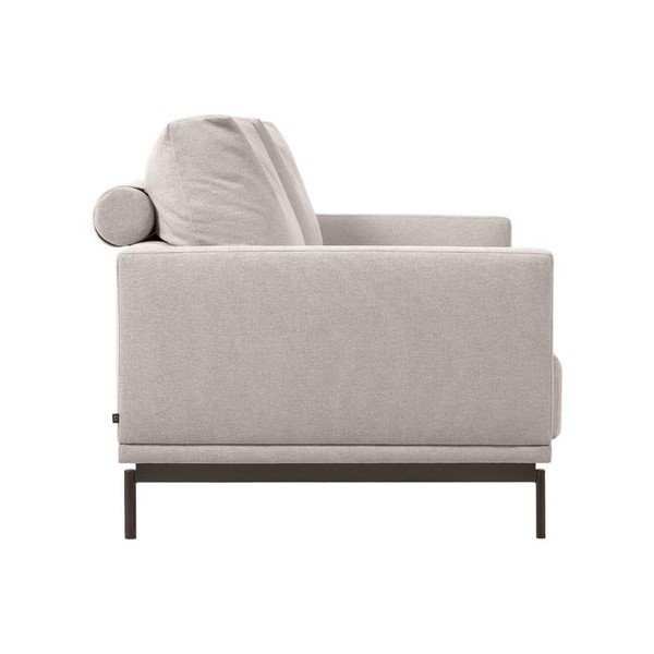 Beež šenillist diivan 214 cm Galene - Kave Home-image-3