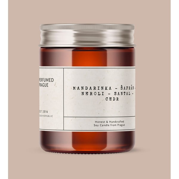 Lõhnastatud sojaküünal 40 h #47 Tangerine & Neroli – Perfumed Prague-image-2