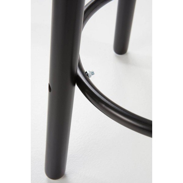 Mustast männipuidust baaritool (istme kõrgus 65 cm) Kinna - Jotex-image-3