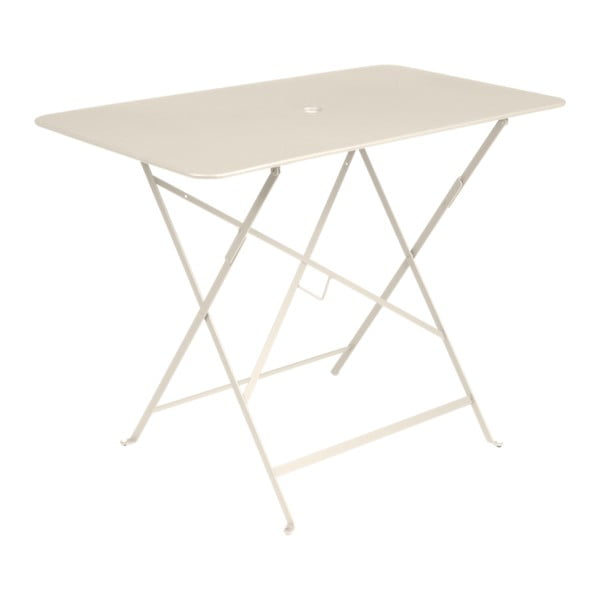 Světle béžový zahradní stolek Fermob Bistro, 97 x 57 cm