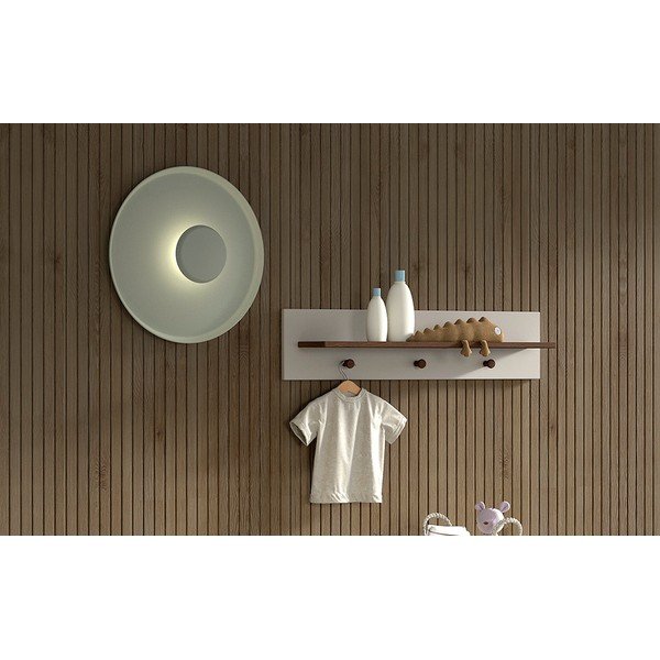 Beež seinale kinnitatav laste riidenagi 80x18 cm Sezane - Vipack-image-1