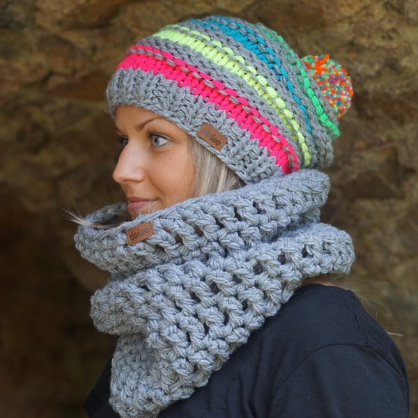 Käsitsi kootud müts Lu - DOKE-image-2