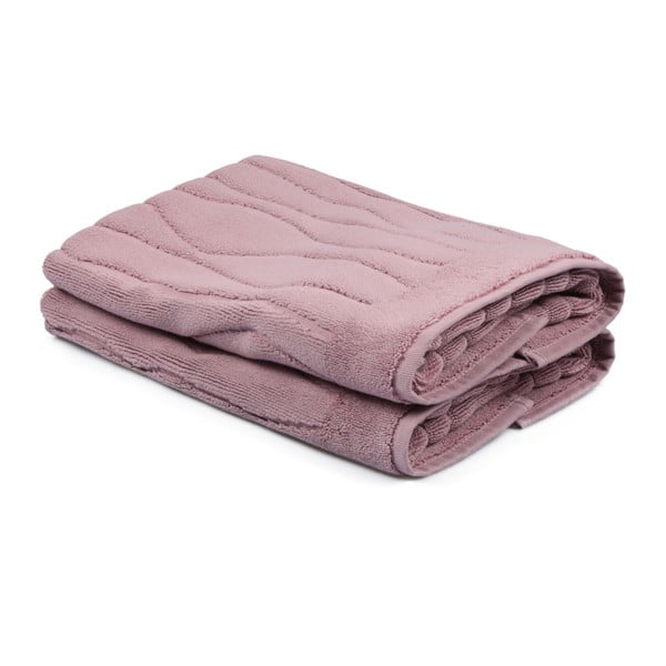 Sada 2 světle růžových ručníků ze 100% bavlny Gartex, 50 x 75 cm