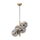 Kuldne-hall klaasist varjuga rippvalgusti ø 15 cm Forte – Squid Lighting