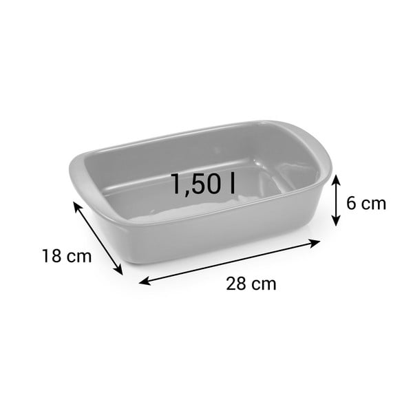 Kivikeraamikas küpsetusvorm 18x28 cm Delícia - Tescoma-image-1