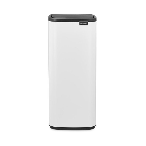 Valge puutetundlik terasest prügikast 30 l Bo Touch - Brabantia-image-3