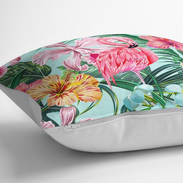 Padjapüür Yalnız Flamingo, 45 x 45 cm - Minimalist Cushion Covers-image-1