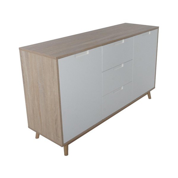 Valge puidust korpusega kapp Copenhagen - House Nordic-image-1
