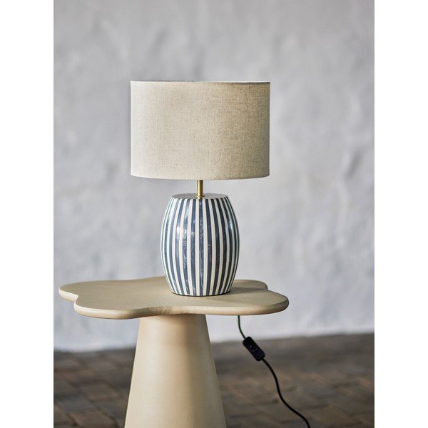 Valge/hall LED-laualamp (kõrgus 47 cm) Tali - Bloomingville-image-2