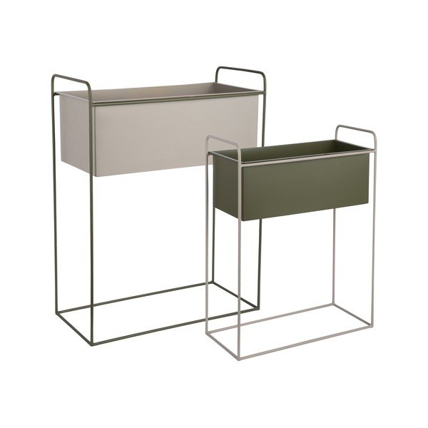 Metallist lillealused komplektis 2 tükki (kõrgus 65 cm) Reina - PT LIVING