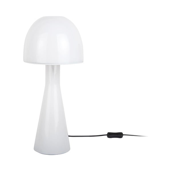 Valge lauavalgusti klaasist varjuga (kõrgus 45 cm) Bombin - Leitmotiv