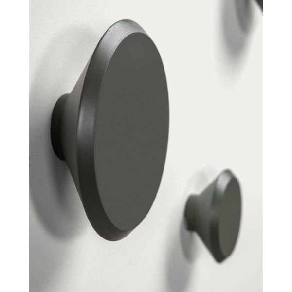 Hallikasrohelised seinale kinnitatavad puidust konksud 3tk komplektis Nadua - Kave Home-image-4