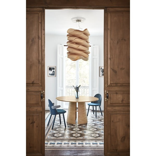 Tammedekooriga ümmargune söögilaud ø 137 cm Cep – Teulat-image-1