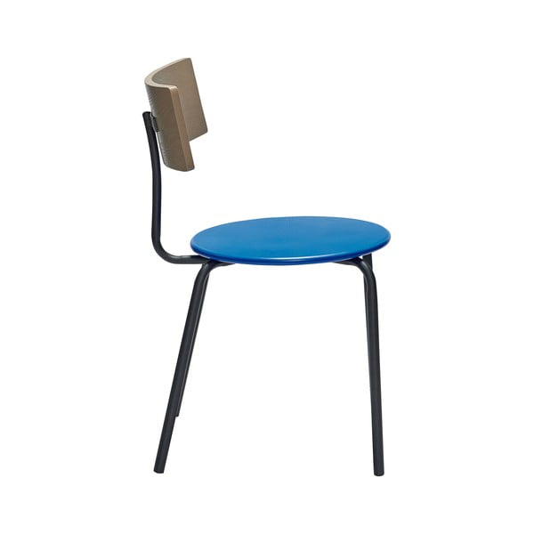 Sinised-puiduvärvi söögitoolid 4 tk komplektis Koi - Hübsch-image-2