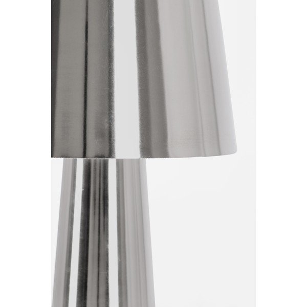 Hõbedane LED metall-laualamp metallist varjuga, 51 cm Turner – Bizzotto-image-2