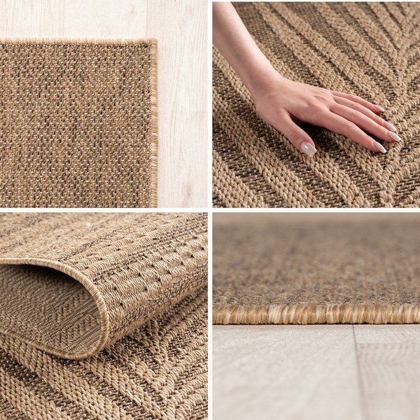 Pruun ümmargune sise- ja õuevaip ø 80 cm Timber 1403 - Ayyildiz Carpets-image-4