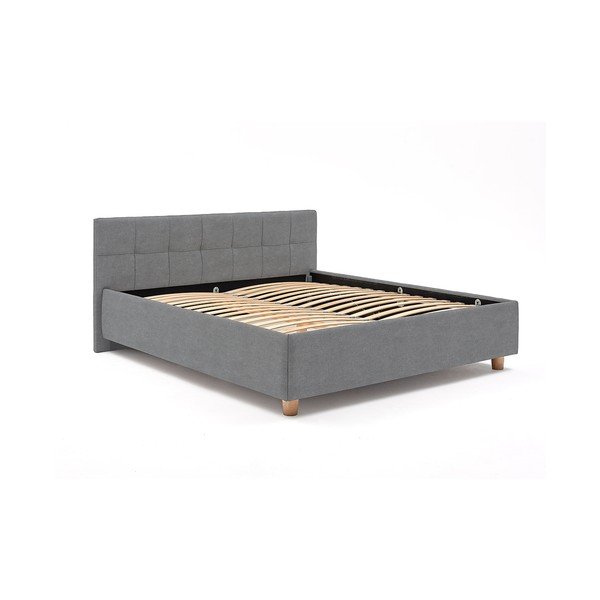 Sinihall kaheinimese voodi koos võrega ja panipaigaga , 180 x 200 cm Leda - ProSpánek-image-2