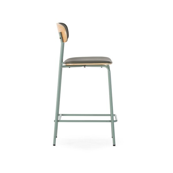 Tumerohelised polsterdatud baaritoolid komplektis 2 (istme kõrgus 65,5 cm) Saula - Marckeric-image-3