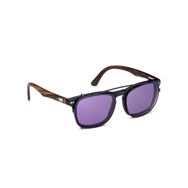 Sluneční a dioptrické brýle v jednom Hagen, fialovohnědé