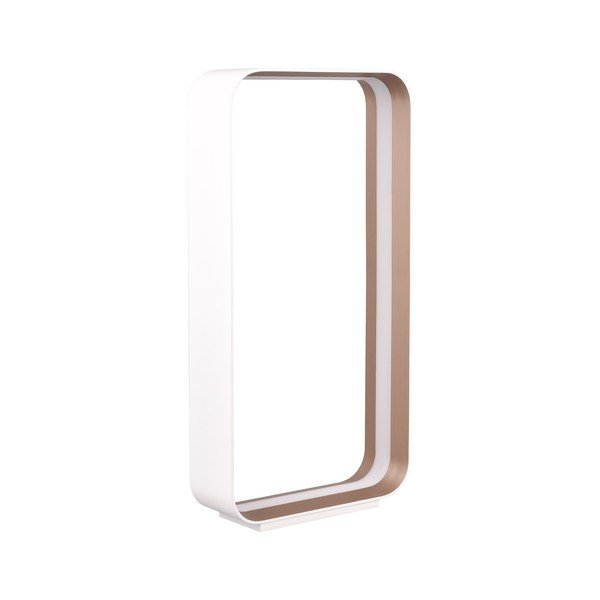 Valge LED lauavalgusti hääle/mobiilirakendusega ja metallist varjuga (kõrgus 61 cm) Cizione - CINQUE-image-1