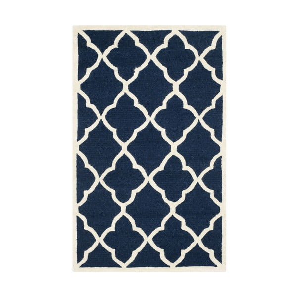 Tmavě modrý koberec Safavieh Noelle, 182 x 121 cm