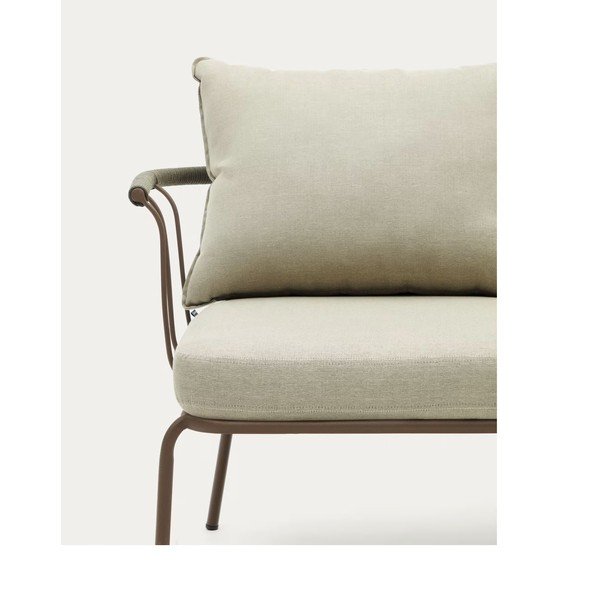 Heleroheline/beež aia diivan Salguer - Kave Home-image-4