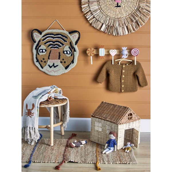 Männipuidust seinakinnitus lastele Rudy - Bloomingville Mini-image-1