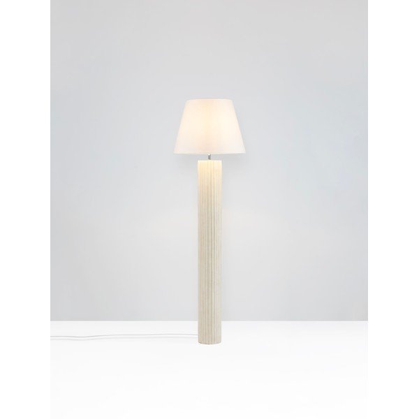 Valge/kreemikas kivipõrandalamp (kõrgus 150 cm) Bacoo - Nova Luce-image-4