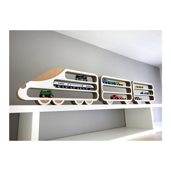 Komplekt, mis koosneb 3 riiulist Vedurist ja 2 vagunist - Unlimited Design for kids-image-4