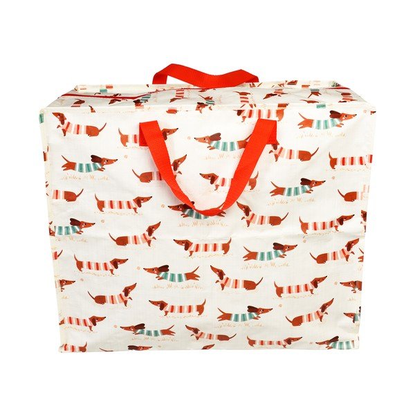 Taaskasutatud plastist riidekast 28x58x48 cm Sausage Dog - Rex London-image-2