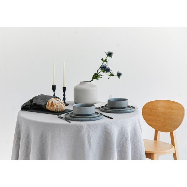 12-osaline hall kivikeraamikast nõude komplekt Malia - Bonami Selection-image-3