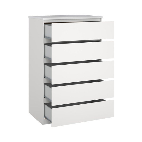 Valge kummut 77x121x50 cm Naia - Tvilum-image-3