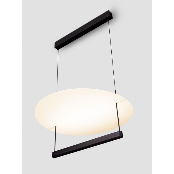 Valge/mattmust alumiiniumist hämardatav LED-rippvalgusti ø 60 cm Diona - Nova Luce-image-2