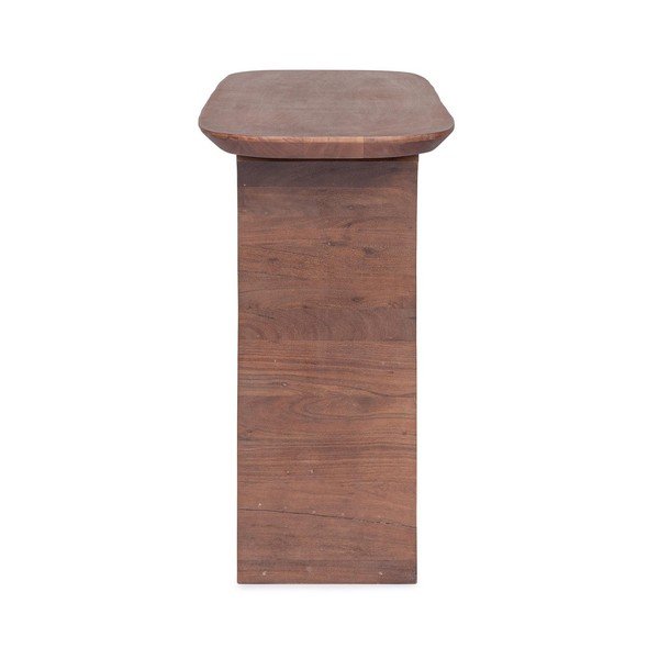 Mangopuust konsoollaud tumedas naturaalses värvitoonis 40x137 cm Dalton - Bizzotto-image-3