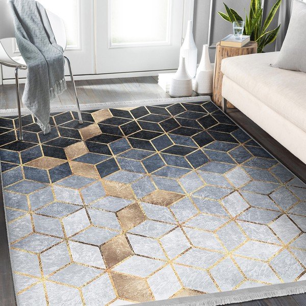 Sinihall koridorivaip 80x200 cm - Mila Home-image-2
