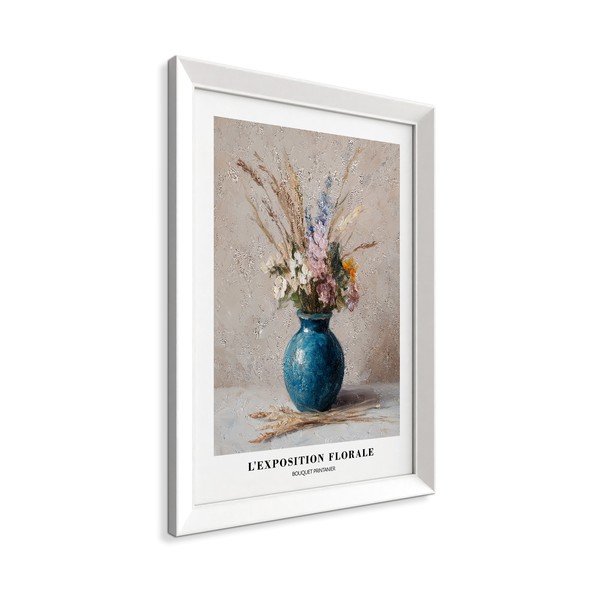 Trükitud pilt raamiga 56x75 cm Blue Vase - Styler-image-4