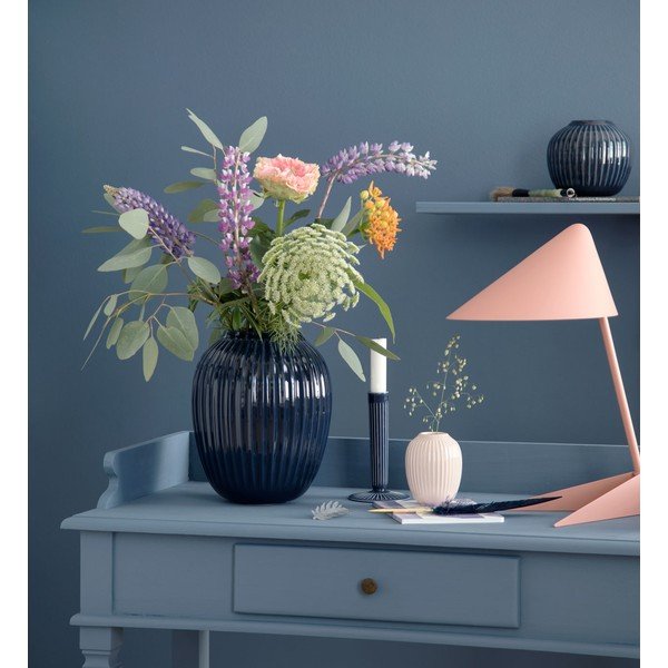 Tumesinine keraamiline küünlajalg Hammershoi, kõrgus 16 cm Hammershøi - Kähler Design-image-3