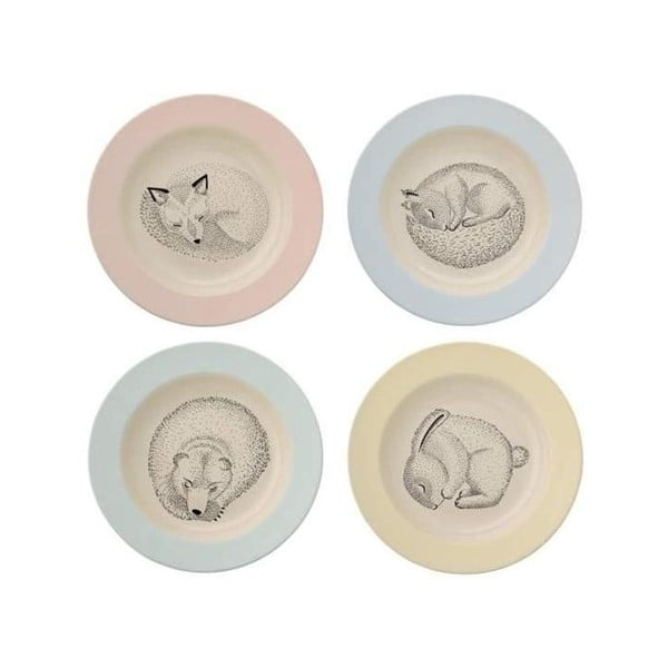 Sada 4 polévkových talířů z kameniny Bloomingville Adelynn, ⌀ 25 cm