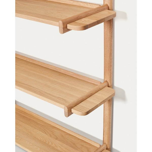 Tammepuidust moodulriiul naturaalses värvitoonis 90x202 cm Sitra - Kave Home-image-4