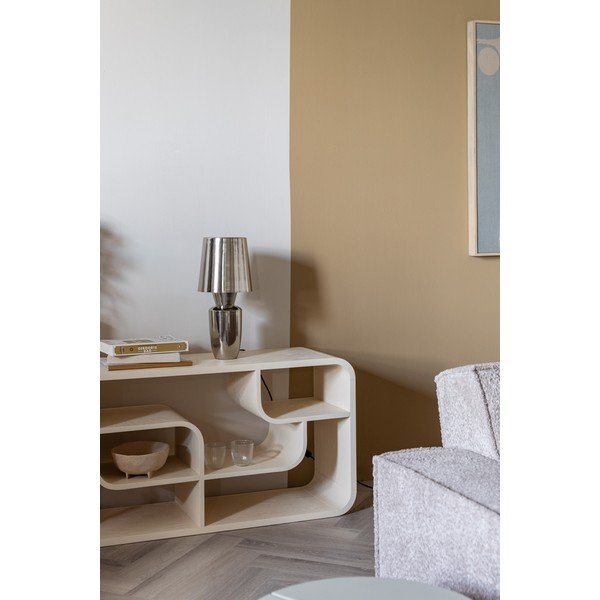 Hõbedane metallist laualamp metallist varjuga (kõrgus 42 cm) Classy - Zuiver-image-3